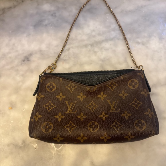 Louis Vuitton Brown and Black Monogram Mini Bag - Picture 1 of 4